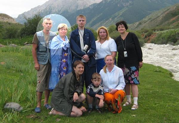 наши клиенты Николай, Елена, Тараз, КЗ, 30 июля 2007 г.  - в гостевом доме Вера