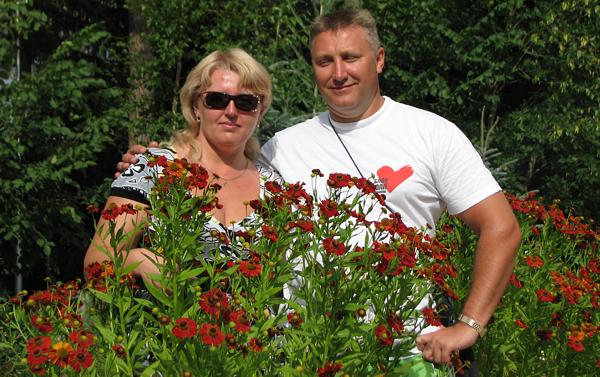 наши клиенты Сапрыкины Нина, Андрей, Новосибирск, РФ, 21 августа 2009 г.  - в гостевом доме Вера