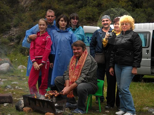 посетители Кулёмины Олег и Галина, Златоуст, РФ, 4 сентября 2009 г.  - на Иссык-Куле