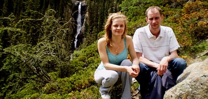 наши клиенты Илья Санкин и Надежда Журавлева, Калужская обл., РФ., 08.06.12 г.  - выбрали гостевой дом Вера, южный берег Иссык-Куля