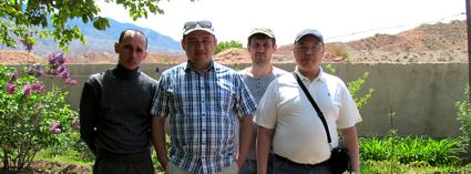 друзья из Москвы, Санкт-Петербурга и Бишкека на Иссык-Куле.