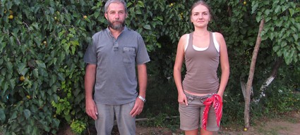 отдыхающие Тишечкин Дмитрий, Наталия Бурлак, Москва, РФ, 17 июля 2013 г. посетили частный сектор на иссык-куле