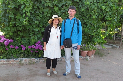 наши клиенты Сабитовы Ольга и Тимур, Новосибирск, РФ, 16 августа 2016 г.  - на Иссык-Куле