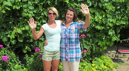 наши клиенты Рубцова Ирина, Франчук Татьяна, Ст.-Петербург, 26 июля 2017 г.  - отдыхали у Веры на Иссык-Куле