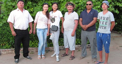 наши клиенты Семьи Акматовых и Алимжановых, Бишкек, КР, 8 июля 2018 г.  - отдыхали у Веры на Иссык-Куле