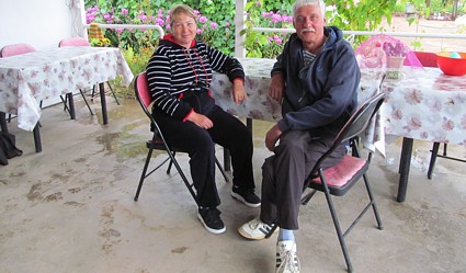 посетители Татьяна Раструбина, Анатолий Князев, Алматы, КЗ, 11 августа 2018 г.  - в гостевом доме Вера