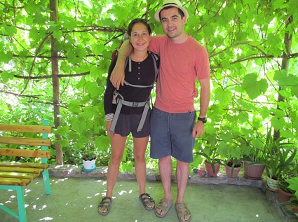 James & Maroussia из Франции гостили у Веры в Каджи-Сае Иссык-Куль