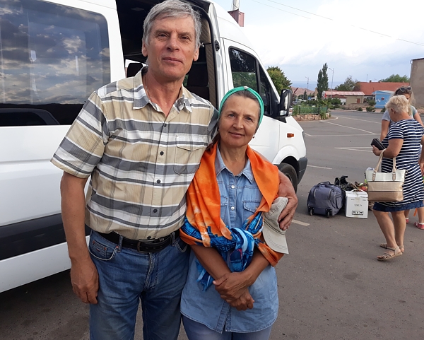 Тихомировы Виктор и Елена в гостях у Веры на Иссык-Куле. 2019 год.