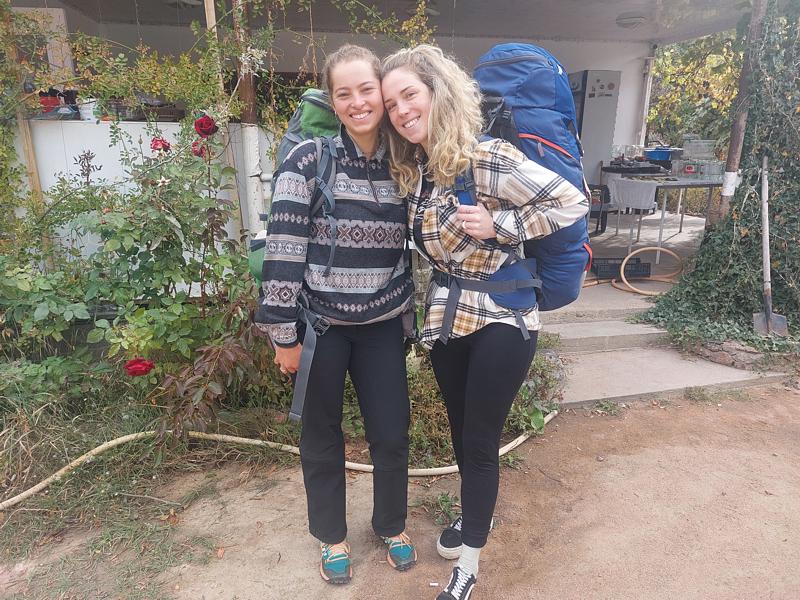 Девушки из Заальфельд Германия Кара и Максите отдыхали у Веры на Иссык-Куле.