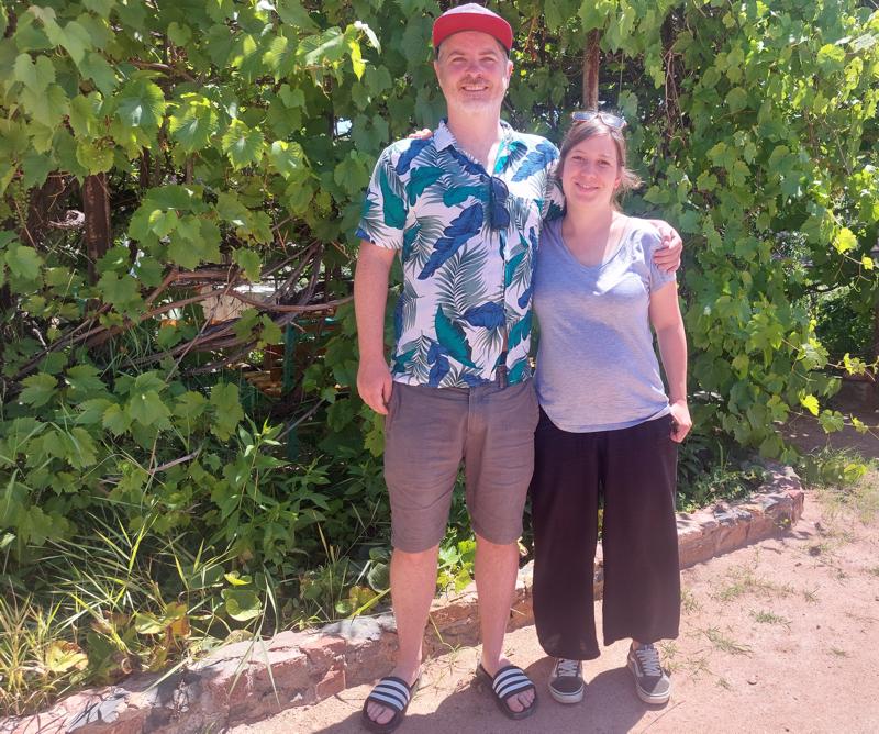 Джонатан и Джудит из Германии у Вера в гостях.