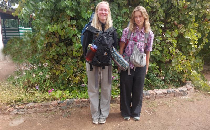 Гости Мая и Анна из Дании у Веры.