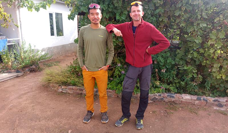 друзья из Франции и Новой Зеландии побывали у Веры на Иссык-Куле.