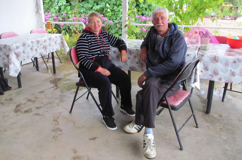 Татьяна и Анатолий из Алматы в гостевом доме Вера Иссык-Куль