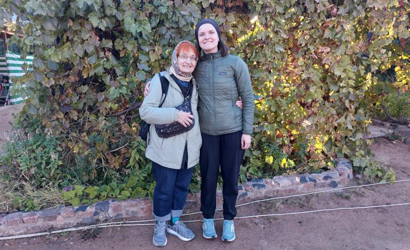 Гости из Дагестана Заира и Патя 5 октября 2025 г. были у Веры в гостях на Иссык-Куле.